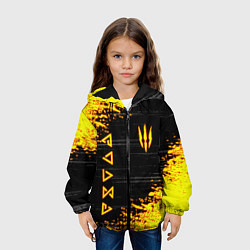 Куртка с капюшоном детская The Witcher Neon, цвет: 3D-черный — фото 2