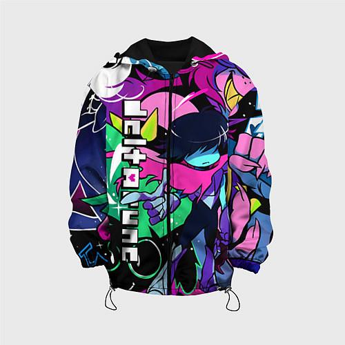 Детская куртка Deltarune Дельта Руна / 3D-Черный – фото 1