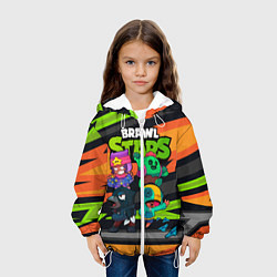 Куртка с капюшоном детская Компания Brawl Stars, цвет: 3D-белый — фото 2