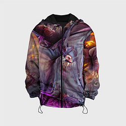 Куртка с капюшоном детская Чародей, цвет: 3D-черный