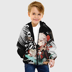 Куртка с капюшоном детская КАДЗУХА АНЕМО KAZUHA, цвет: 3D-черный — фото 2