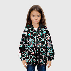 Куртка с капюшоном детская ТОКИЙСКИЕ МСТИТЕЛИ ГЛИТЧ, GLITCH, цвет: 3D-черный — фото 2
