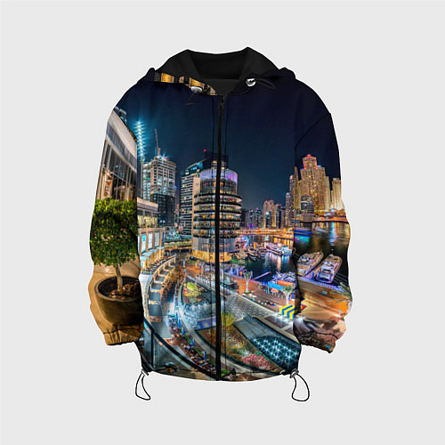 Детская куртка Дубай Марина / 3D-Черный – фото 1