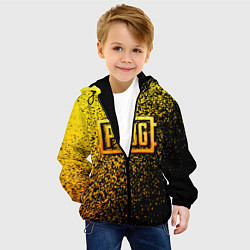 Куртка с капюшоном детская PUBG - ПАБГ ОСКОЛКИ, цвет: 3D-черный — фото 2