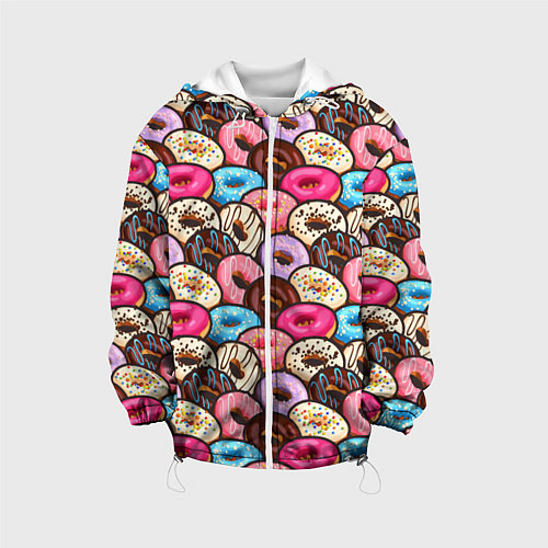 Детская куртка Sweet donuts / 3D-Белый – фото 1