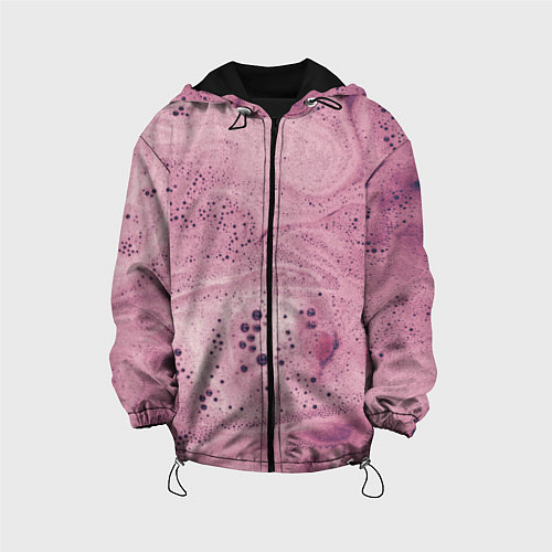 Детская куртка Нежная розовая пенка / 3D-Черный – фото 1