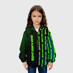 Куртка с капюшоном детская GTA 5 Разводы, цвет: 3D-черный — фото 2