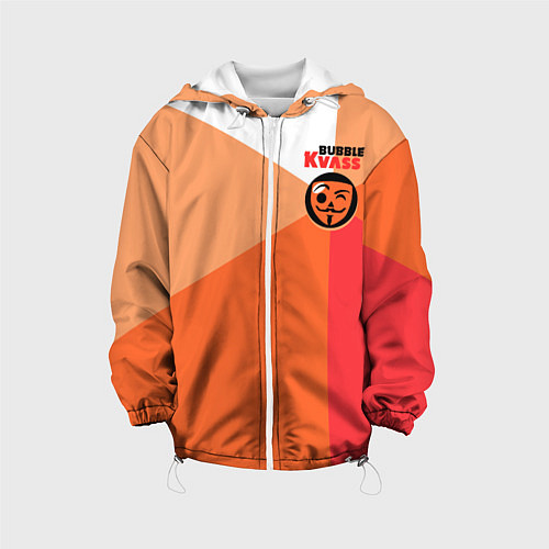 Детская куртка Bubble Kvass - Бабл Квас / 3D-Белый – фото 1
