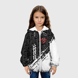 Куртка с капюшоном детская Poppy PlaytimeПоппи Плейтайммонстр, цвет: 3D-белый — фото 2