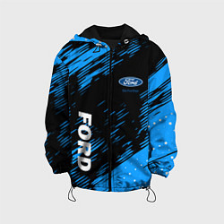 Куртка с капюшоном детская Форд , Ford, цвет: 3D-черный