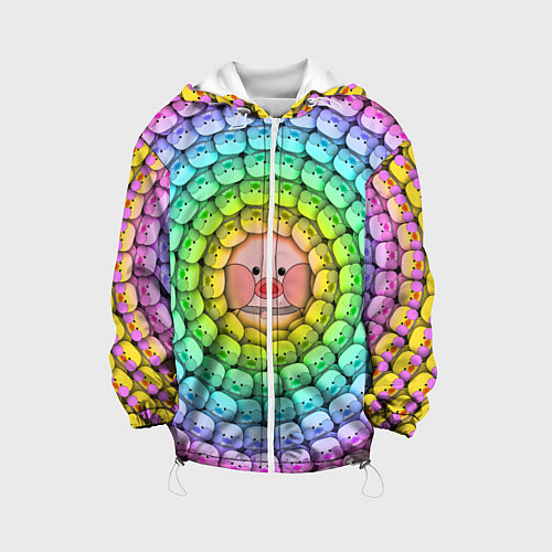 Детская куртка Psychedelic Lalafanfan / 3D-Белый – фото 1