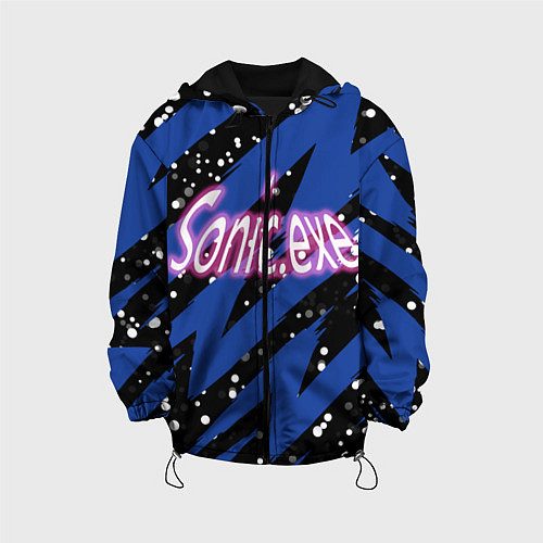 Детская куртка Sonic Exe Класс игра / 3D-Черный – фото 1
