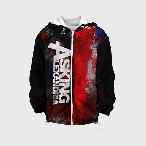 Детская куртка Asking Alexandria British / 3D-Белый – фото 1