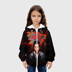 Куртка с капюшоном детская Декстер Новая Кровь Супер сериал, цвет: 3D-белый — фото 2