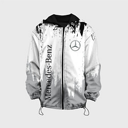 Куртка с капюшоном детская Mercedes-Benz - Текстура, цвет: 3D-черный