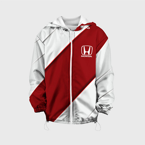 Детская куртка Honda - Red sport / 3D-Белый – фото 1