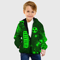 Куртка с капюшоном детская С Т А Л К Е Р 2 Краски, цвет: 3D-черный — фото 2