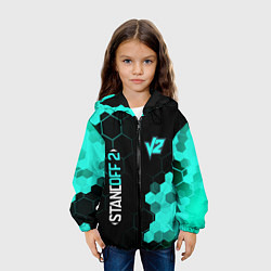 Куртка с капюшоном детская СТАНДОФФ 2 - V2 Team, цвет: 3D-черный — фото 2