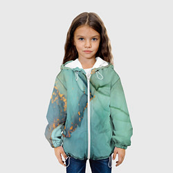 Куртка с капюшоном детская FluidArt, цвет: 3D-белый — фото 2
