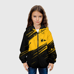 Куртка с капюшоном детская Парусный спорт Водный спорт, цвет: 3D-черный — фото 2