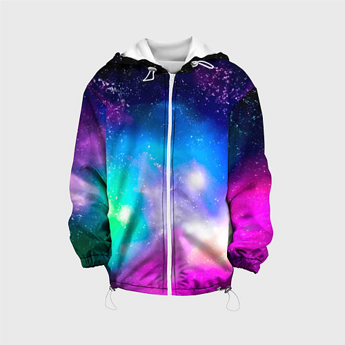 Детская куртка Colorful Space Космос / 3D-Белый – фото 1