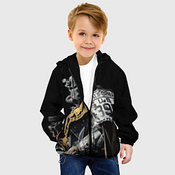 Куртка с капюшоном детская Fallout: Arch Dornan, цвет: 3D-черный — фото 2