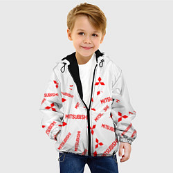 Куртка с капюшоном детская Mitsubishi ASX, цвет: 3D-черный — фото 2