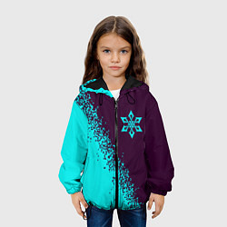 Куртка с капюшоном детская ГЕНШИН ИМПАКТ - КРИО Арт, цвет: 3D-черный — фото 2