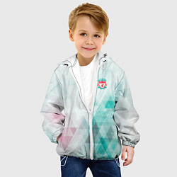 Куртка с капюшоном детская Liverpool лфк, цвет: 3D-белый — фото 2