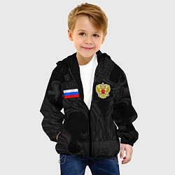 Куртка с капюшоном детская ФОРМА РОССИИ RUSSIA UNIFORM, цвет: 3D-черный — фото 2