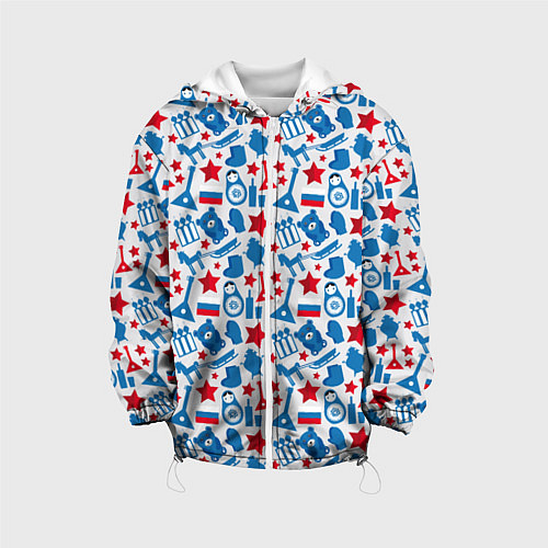 Детская куртка Русский Символизм / 3D-Белый – фото 1