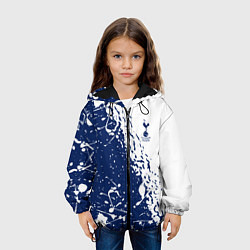 Куртка с капюшоном детская Тоттенхэм Хотспур брызги, цвет: 3D-черный — фото 2