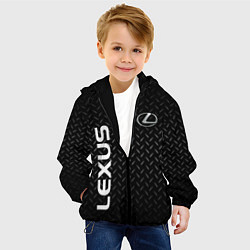Куртка с капюшоном детская LEXUS ЛЕКСУС СТАЛЬ, цвет: 3D-черный — фото 2