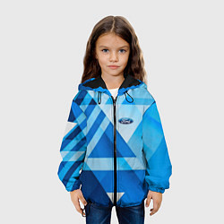 Куртка с капюшоном детская Ford abstraction, цвет: 3D-черный — фото 2