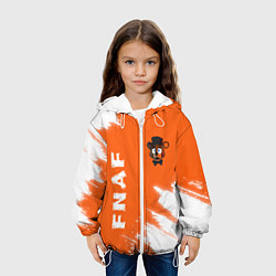 Куртка с капюшоном детская ФНАФ - ФРЕДДИ - Краска, цвет: 3D-белый — фото 2