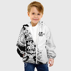 Куртка с капюшоном детская ИВАН ГЕРБ, цвет: 3D-белый — фото 2