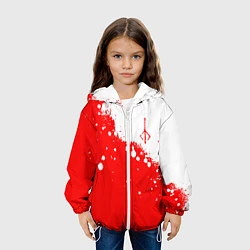Куртка с капюшоном детская BLOODBORNE HUNTER СИМВОЛ ОХОТНИКА, цвет: 3D-белый — фото 2