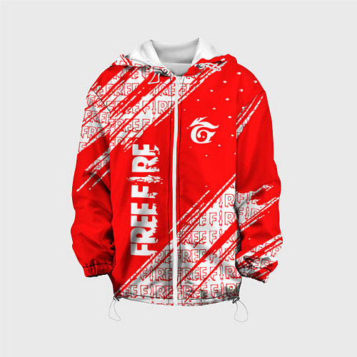 Детская куртка Free Fire Фри Фаер Паттерн / 3D-Белый – фото 1