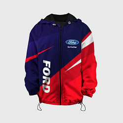 Куртка с капюшоном детская ФОРД FORD, цвет: 3D-черный
