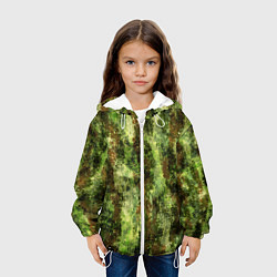 Куртка с капюшоном детская Пиксельный камуфляж Шерхан Лес, цвет: 3D-белый — фото 2