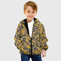 Куртка с капюшоном детская Простые карандаши, цвет: 3D-черный — фото 2