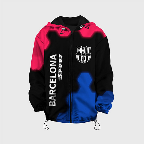 Детская куртка BARCELONA Sport - Графика / 3D-Черный – фото 1