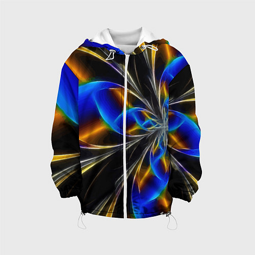 Детская куртка Neon vanguard pattern Fashion 2023 / 3D-Белый – фото 1