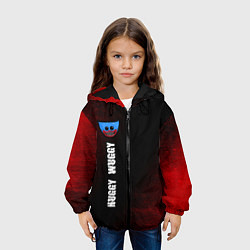 Куртка с капюшоном детская ХАГИ ВАГИ - Графика По вертикали, цвет: 3D-черный — фото 2