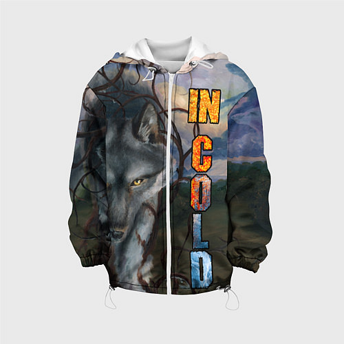 Детская куртка IN COLD wolf with logo / 3D-Белый – фото 1