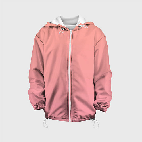 Детская куртка Gradient Roseanna Orange to pink / 3D-Белый – фото 1