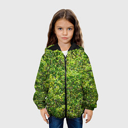 Куртка с капюшоном детская Камуфляж Дубки, цвет: 3D-черный — фото 2