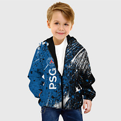 Куртка с капюшоном детская Псж краска, цвет: 3D-черный — фото 2