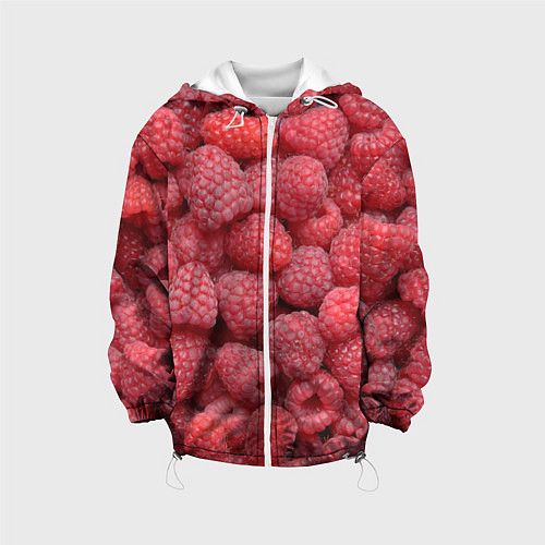 Детская куртка Малина - ягоды / 3D-Белый – фото 1