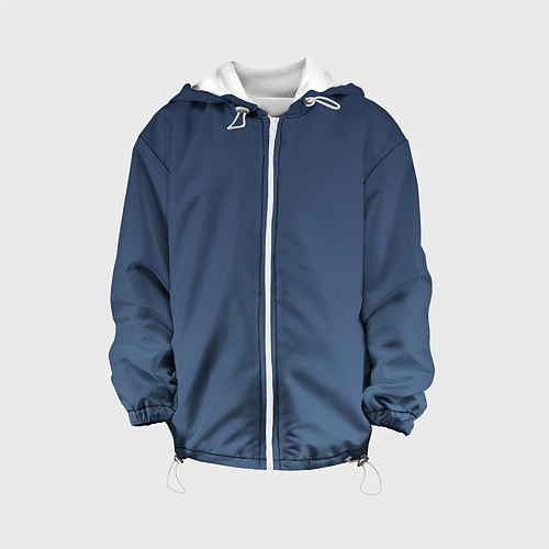 Детская куртка Gradient Dark Blue / 3D-Белый – фото 1